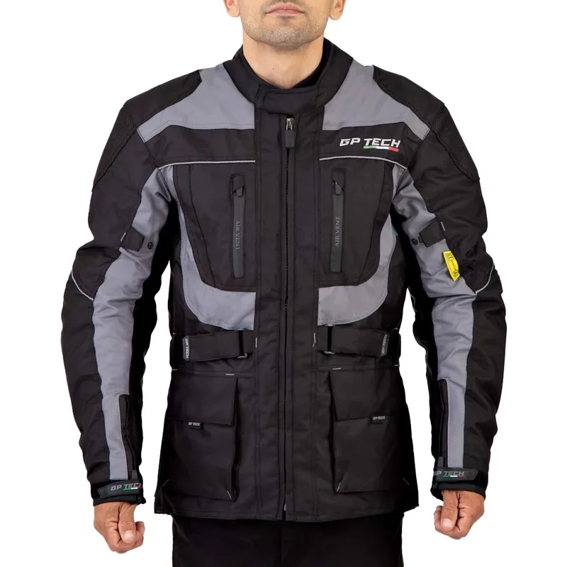 Jaqueta GP Tech Masculina Explorer Adventure Preto/Cinza